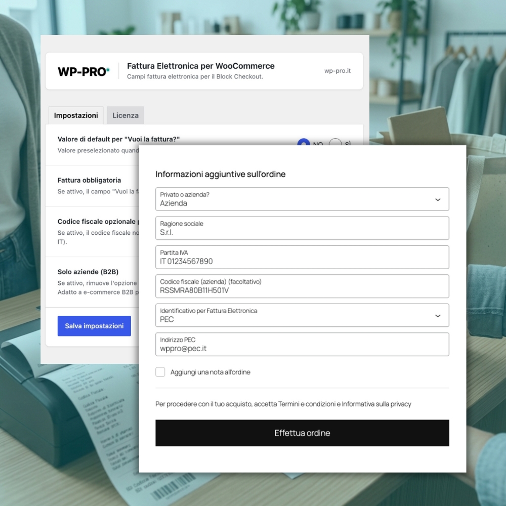 Fattura Elettronica per WooCommerce