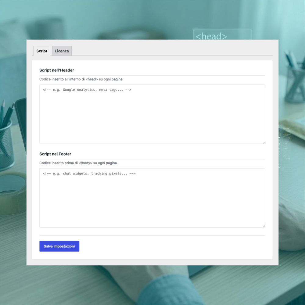 Header & Footer Scripts